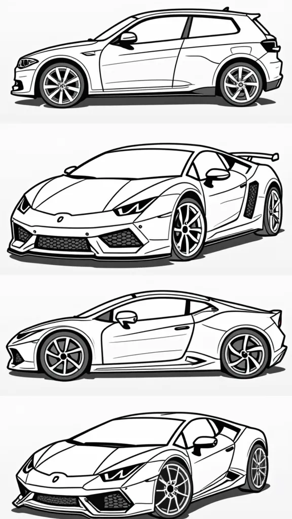 Color Pages Cars